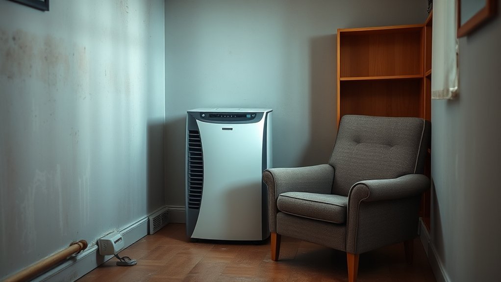 dehumidifier eliminates musty odors