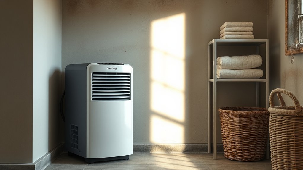 dehumidifier eliminates musty odors