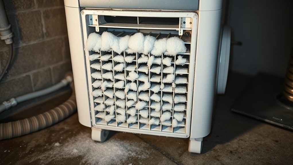 dehumidifier freezing causes explained