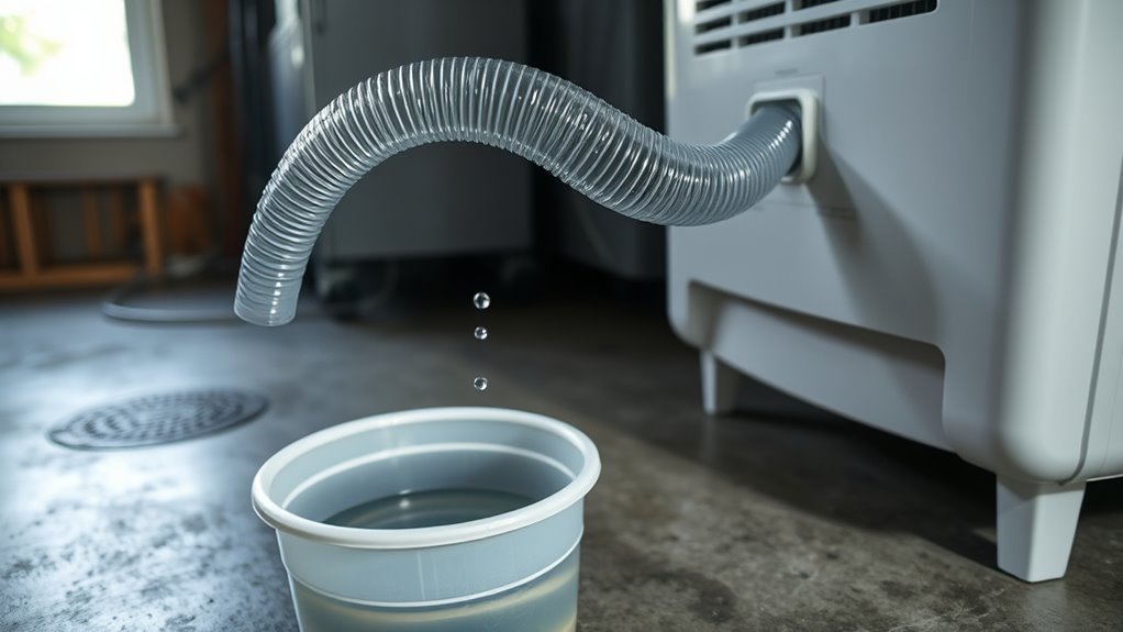 dehumidifier hose drainage issue