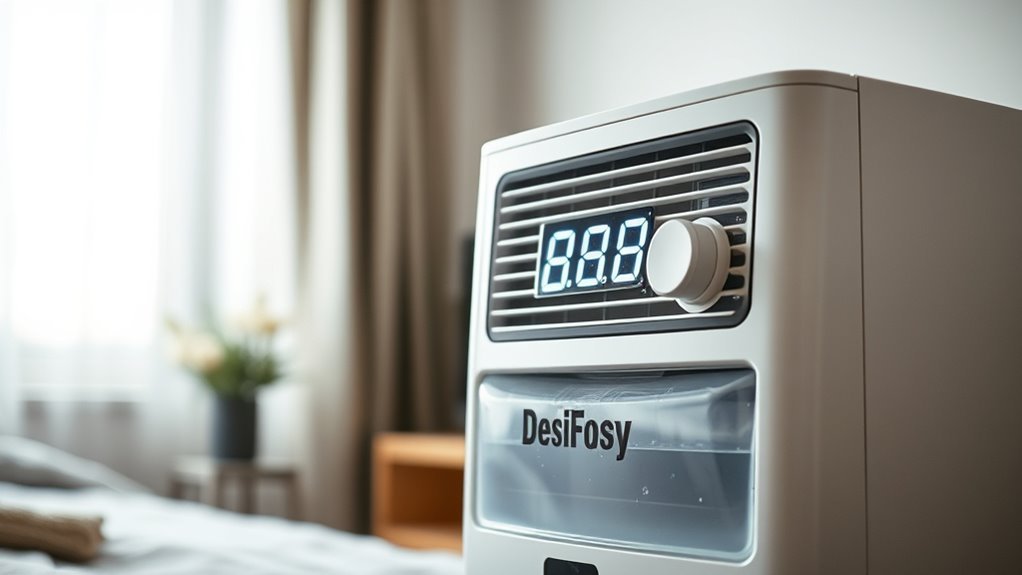 dehumidifier numerical indicators explained