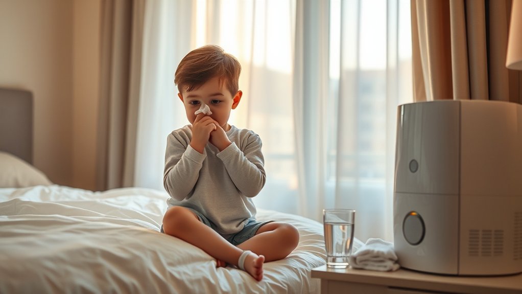 dehumidifier reduces bloody noses