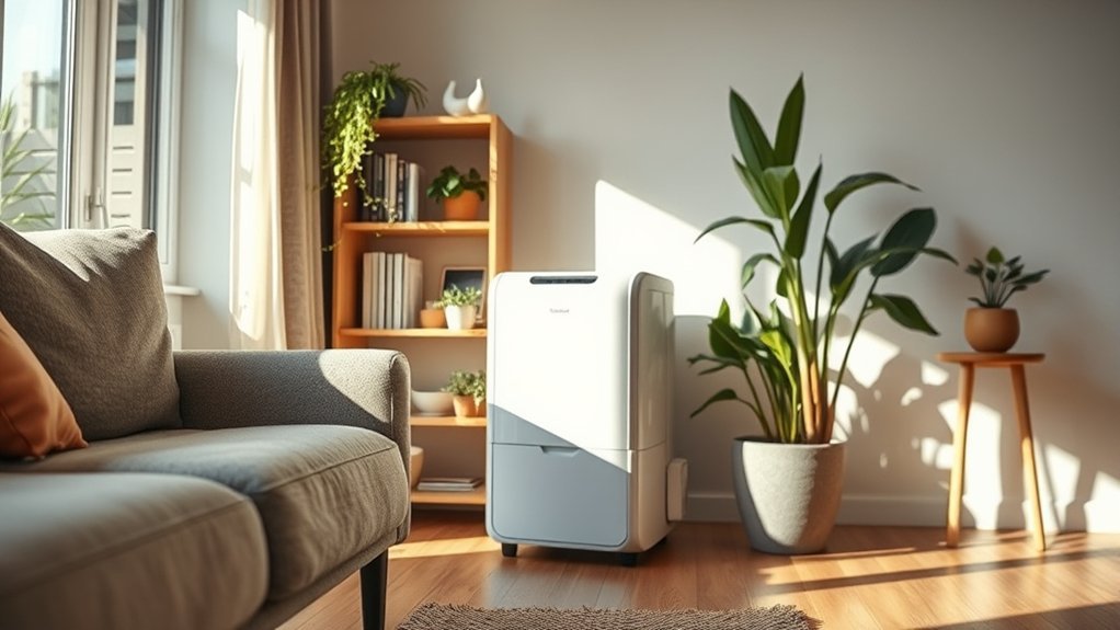 dehumidifier reduces dust mites