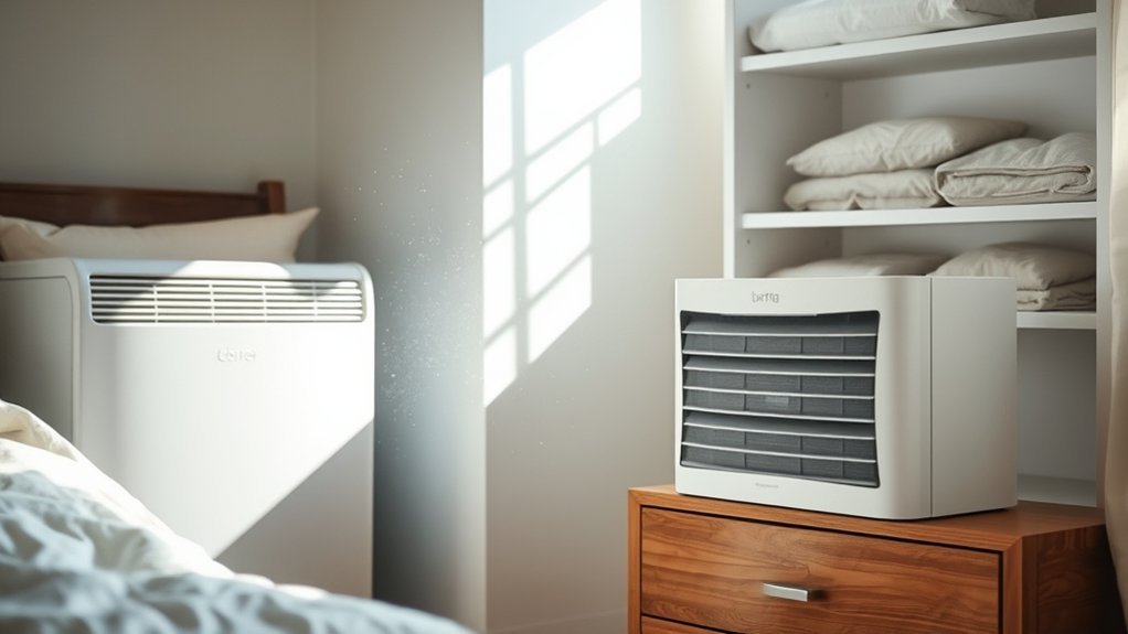 dehumidifier reduces home dust