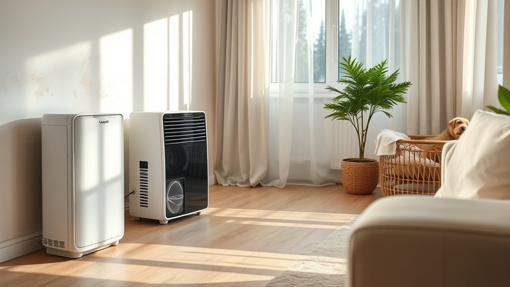dehumidifier reduces home odors