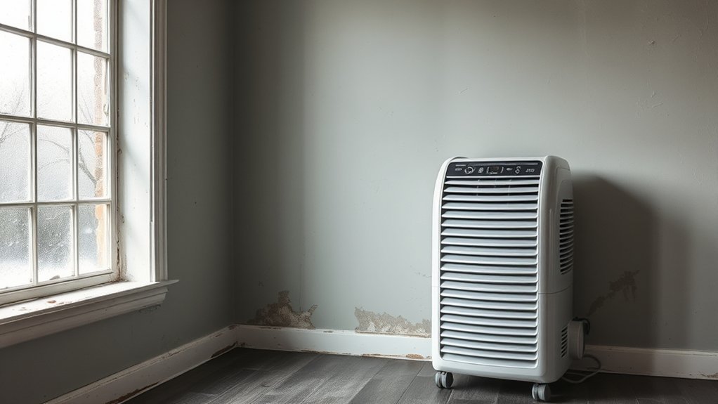 dehumidifier reduces mold growth