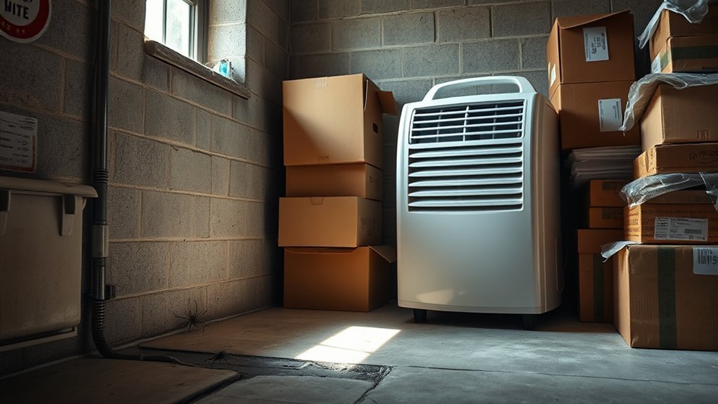 dehumidifier reduces pest problems