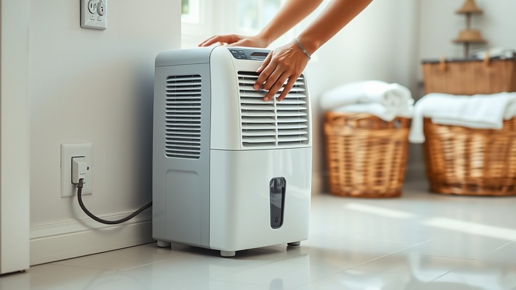 dehumidifier setup and usage