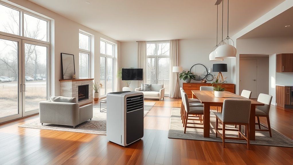 dehumidifier size based humidity