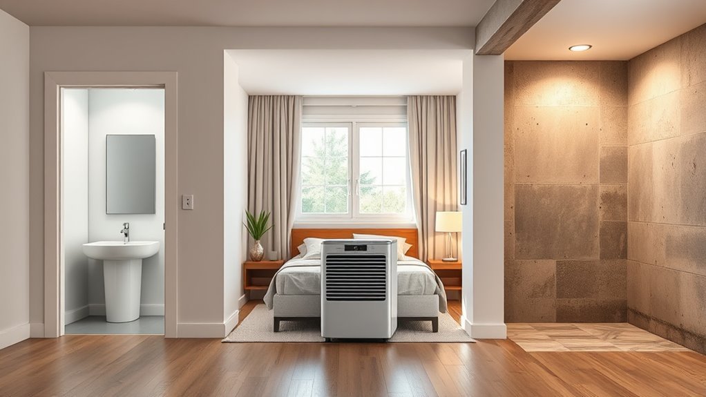 dehumidifier sizing for rooms