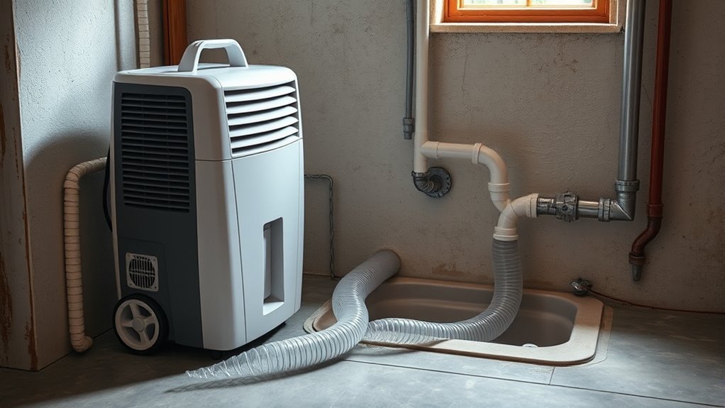 dehumidifier sump pump drainage