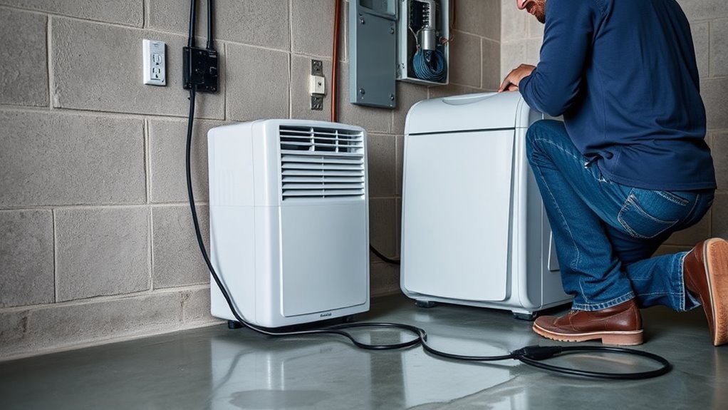 dehumidifier trips circuit breaker