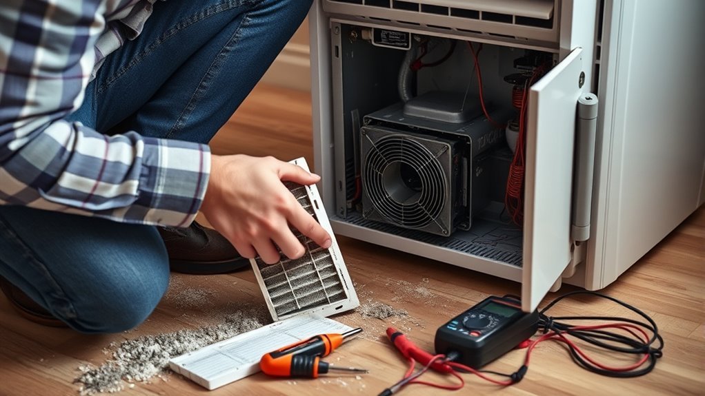 dehumidifier troubleshooting checklist
