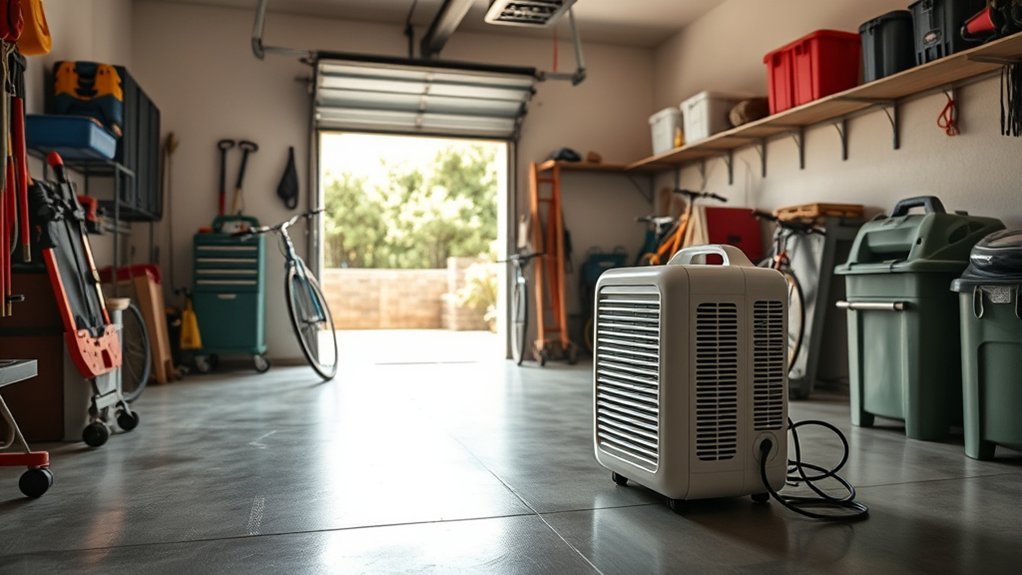 dehumidifier usage in garages