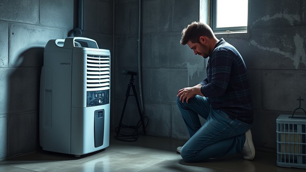 dehumidifier water collection issues