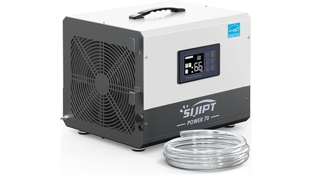 dehumidifier with pump capacity