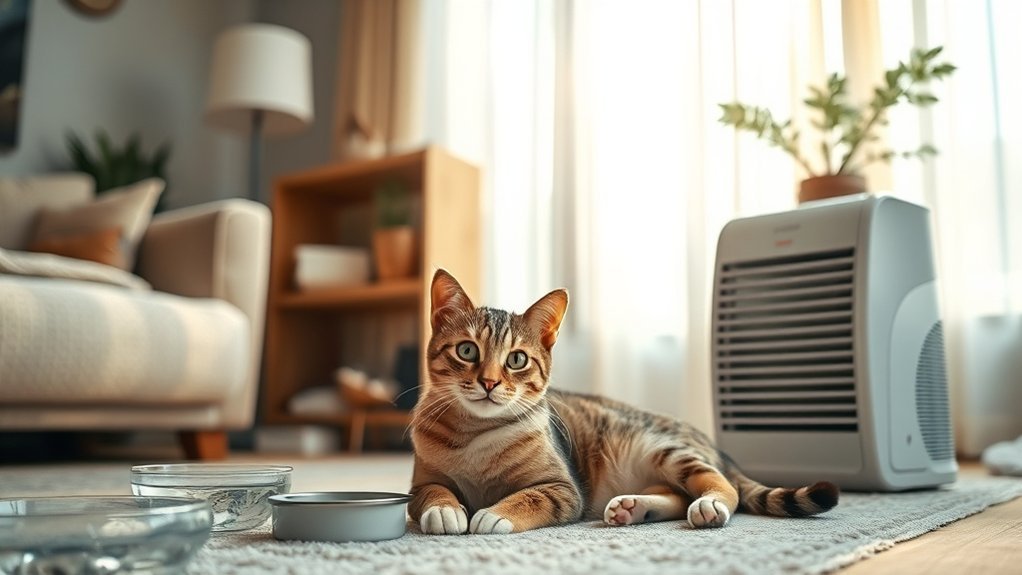 dehumidifiers improve cat health