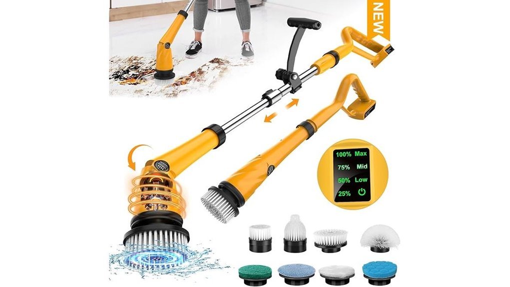 dewalt battery spin scrubber