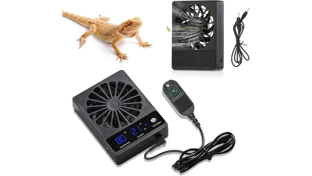 dual reptile cooling system