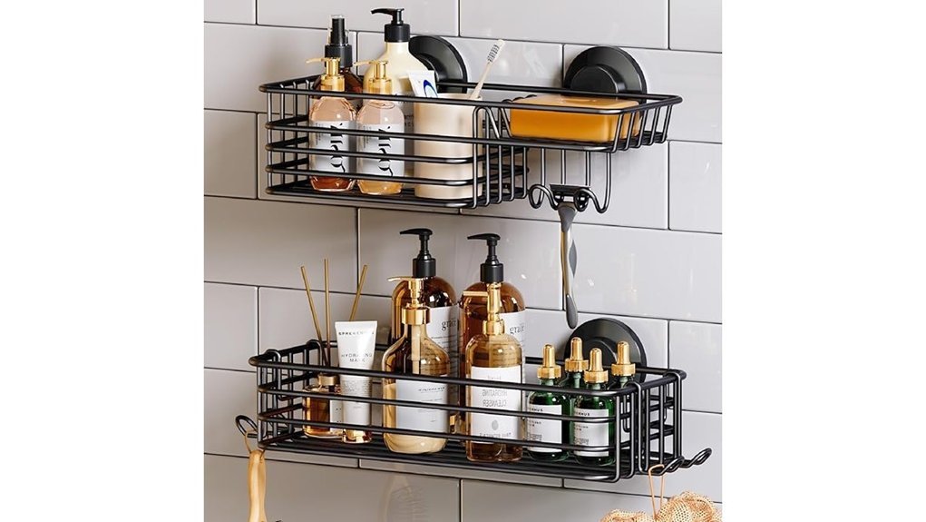 dual suction cup caddy