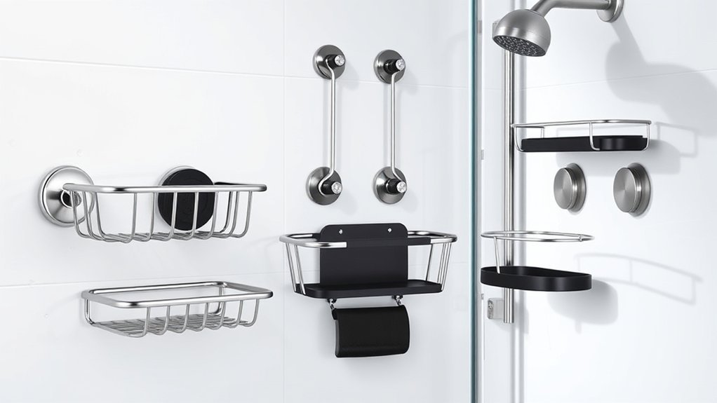 durable shower storage solutions