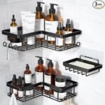effective corner shower storage