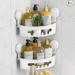 effective corner shower storage