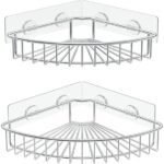 effective corner shower storage