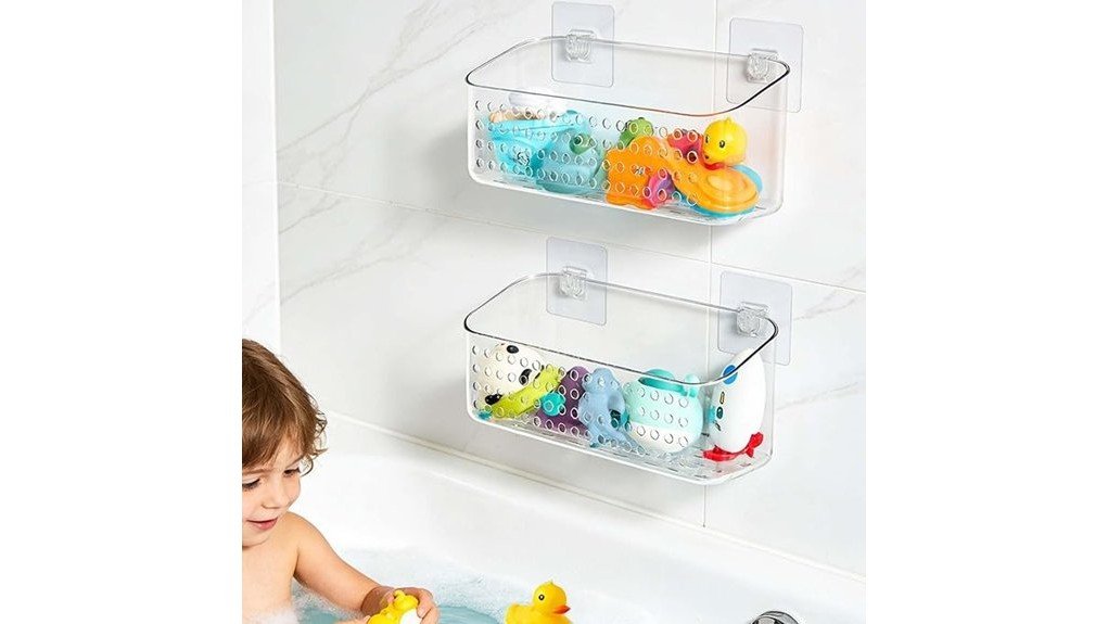 efficient bath toy organization