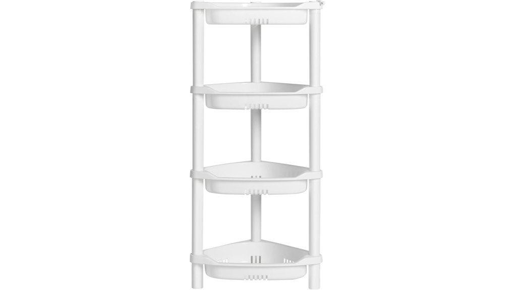 efficient bathroom storage solution