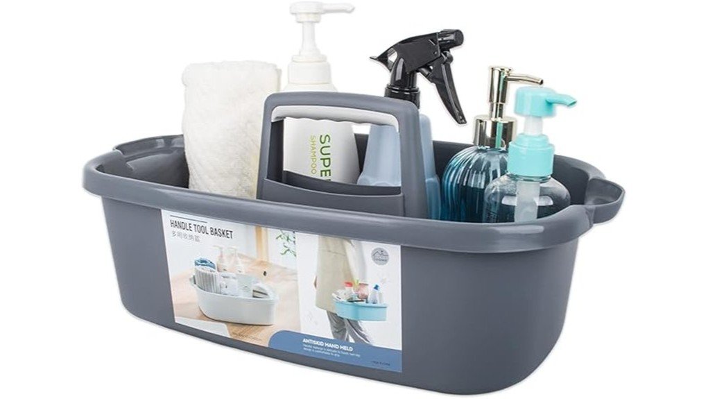 efficient cleaning supplies organizer