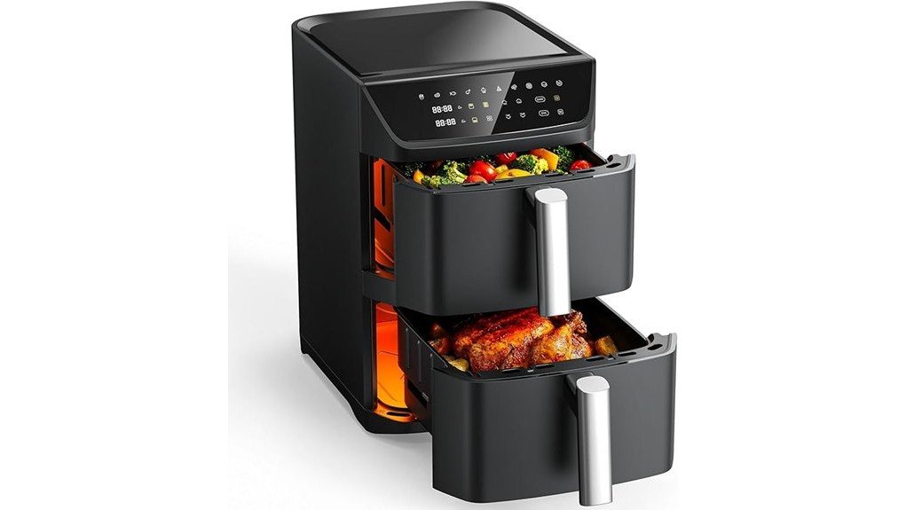 efficient dual basket cooking