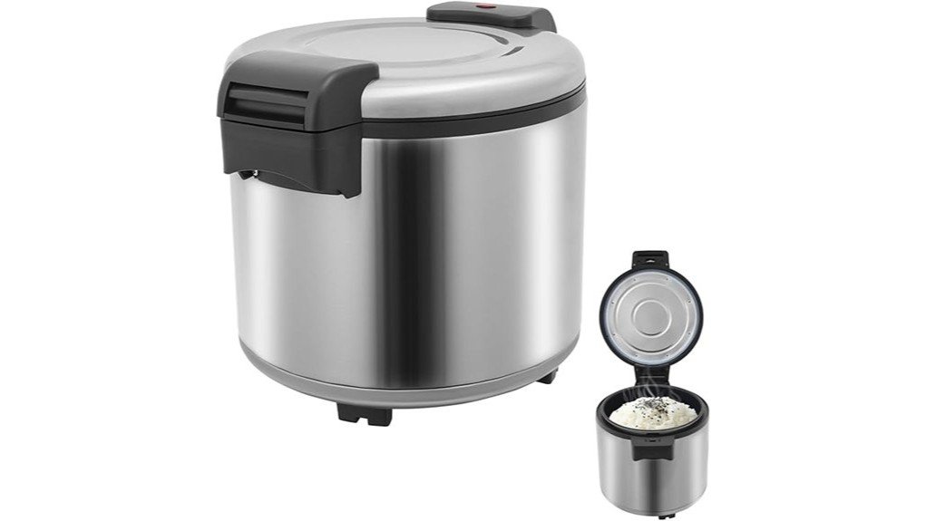efficient large capacity rice warmer