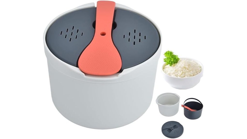 efficient microwave rice cooking