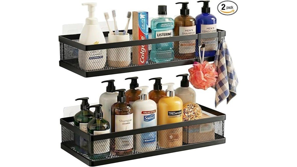 efficient shower storage solution
