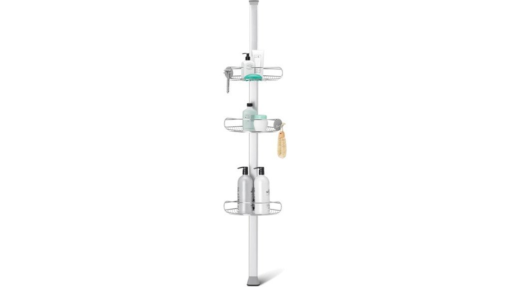 efficient shower storage solution