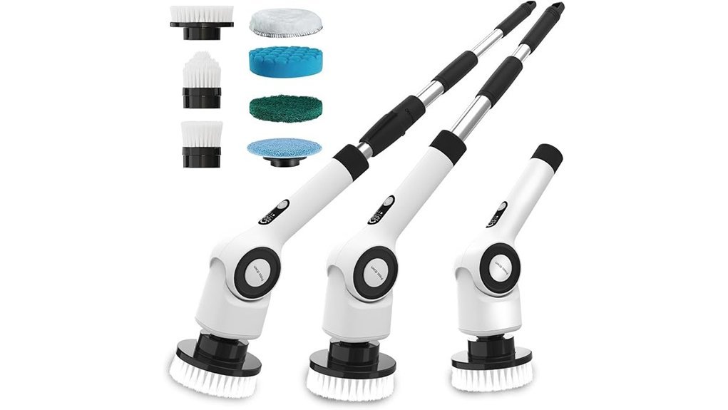 eight brush electric scrubber