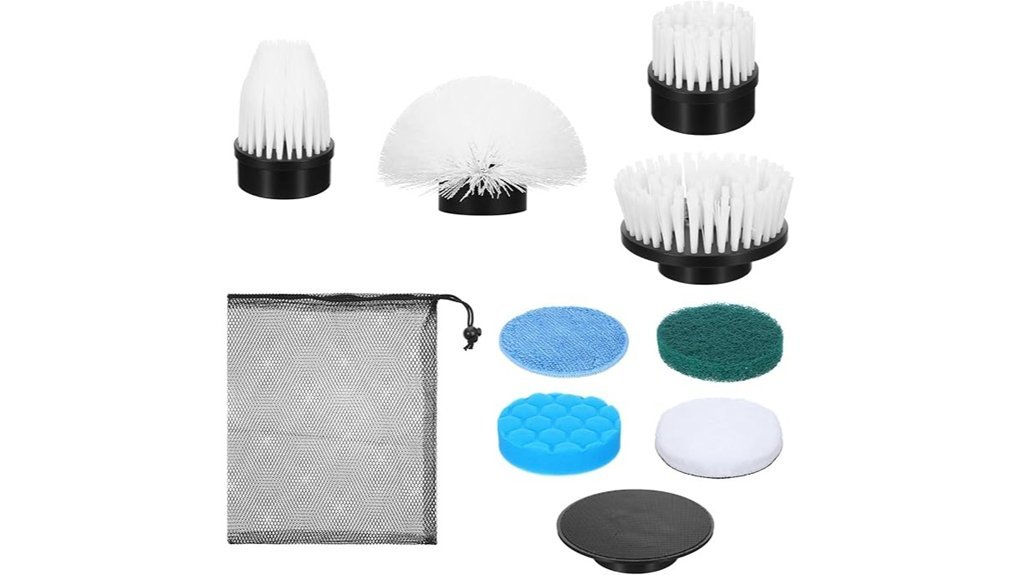 electric scrubber brush heads