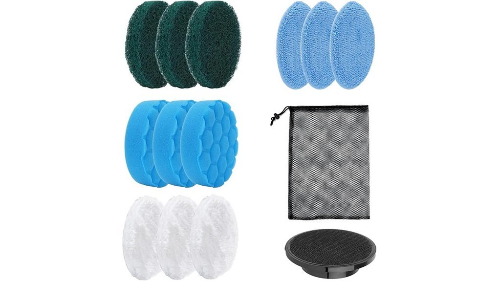 electric scrubber brush heads