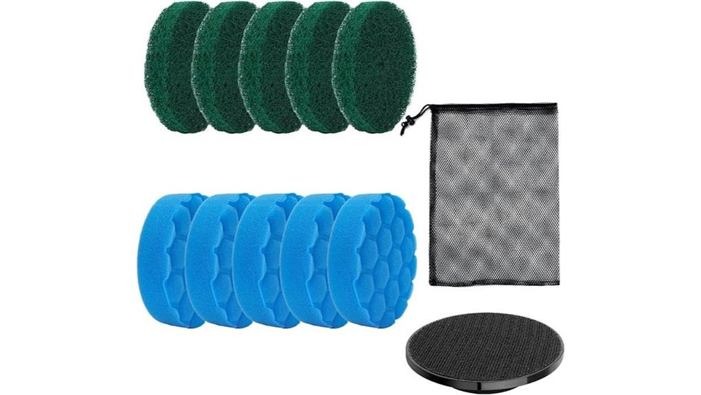 electric scrubber brush heads