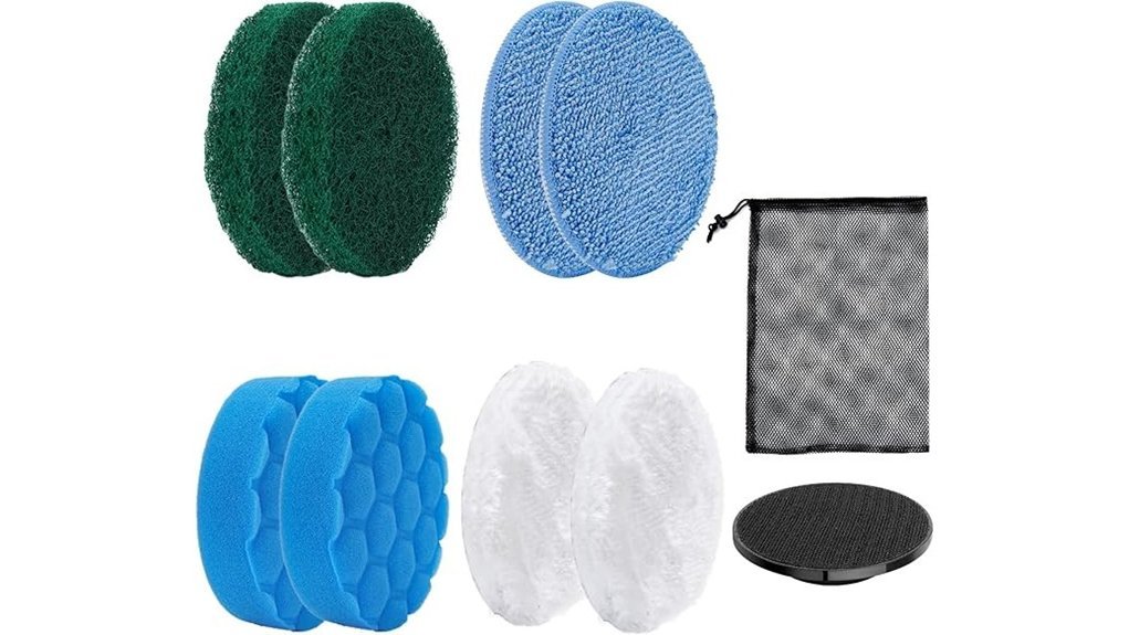 electric scrubber brush set