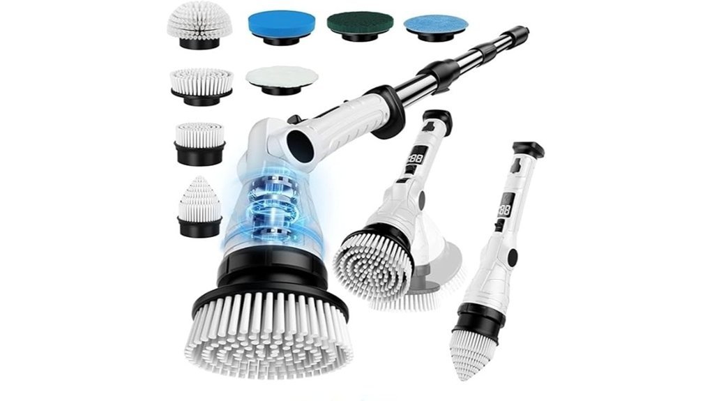 electric spin scrubber lcd lcd