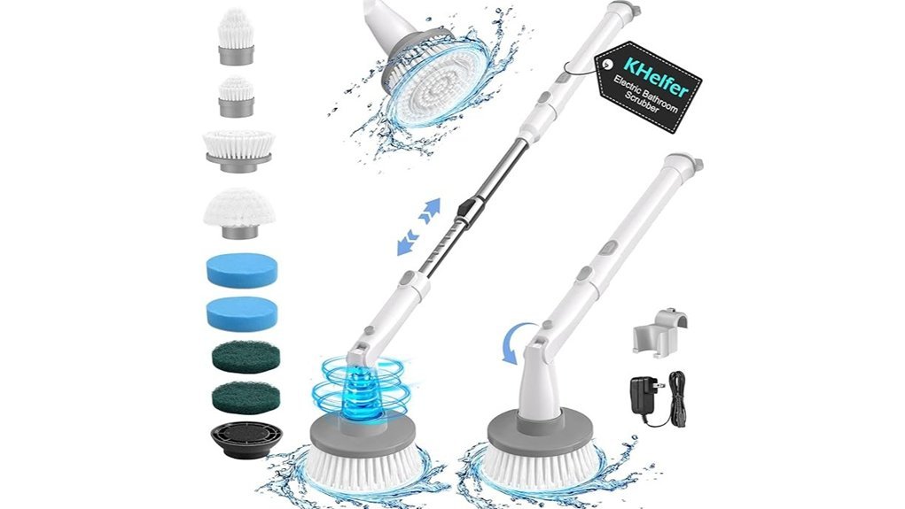 electric spin scrubber tool