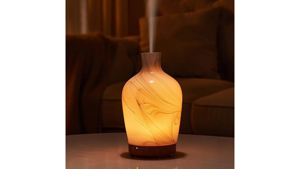 elegant glass aroma diffuser
