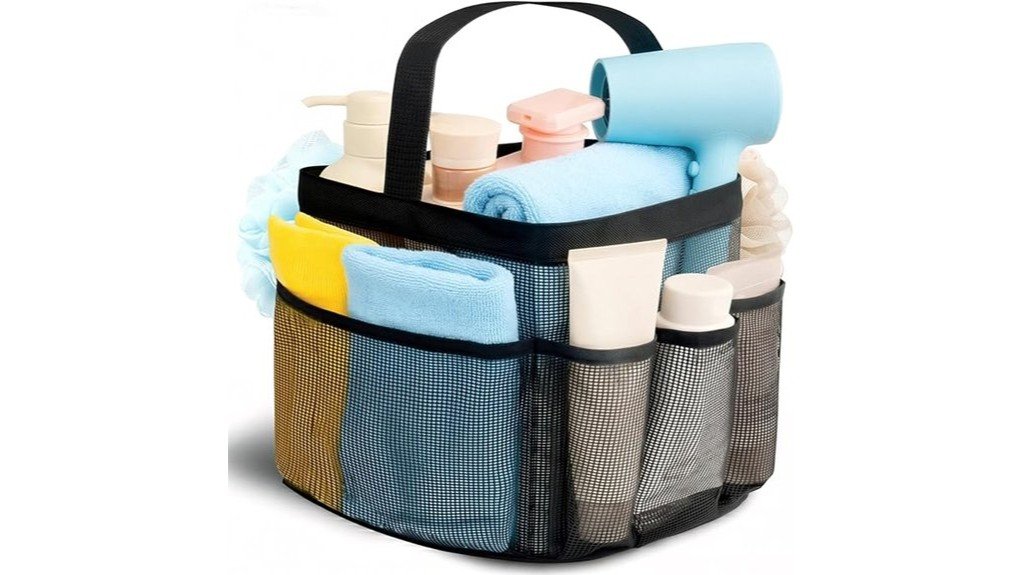 essential college shower storage