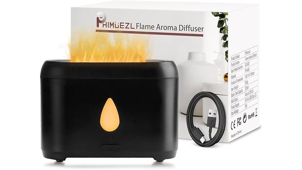 essential oils flame diffuser