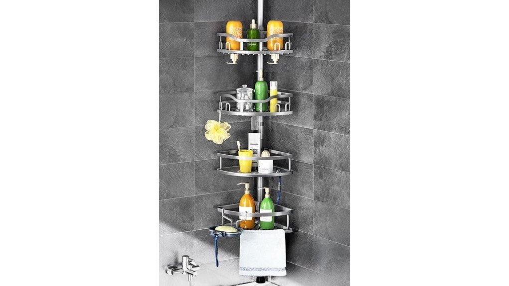 essential shower organizer review