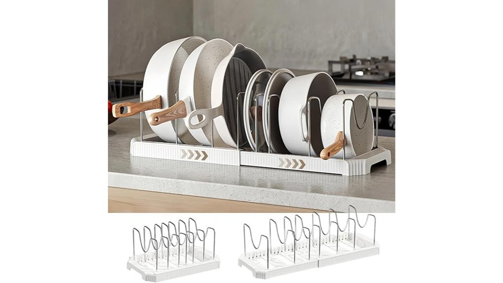 expandable kitchen organizer rack