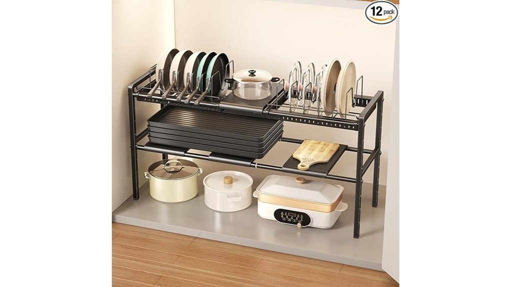 expandable under cabinet organizer