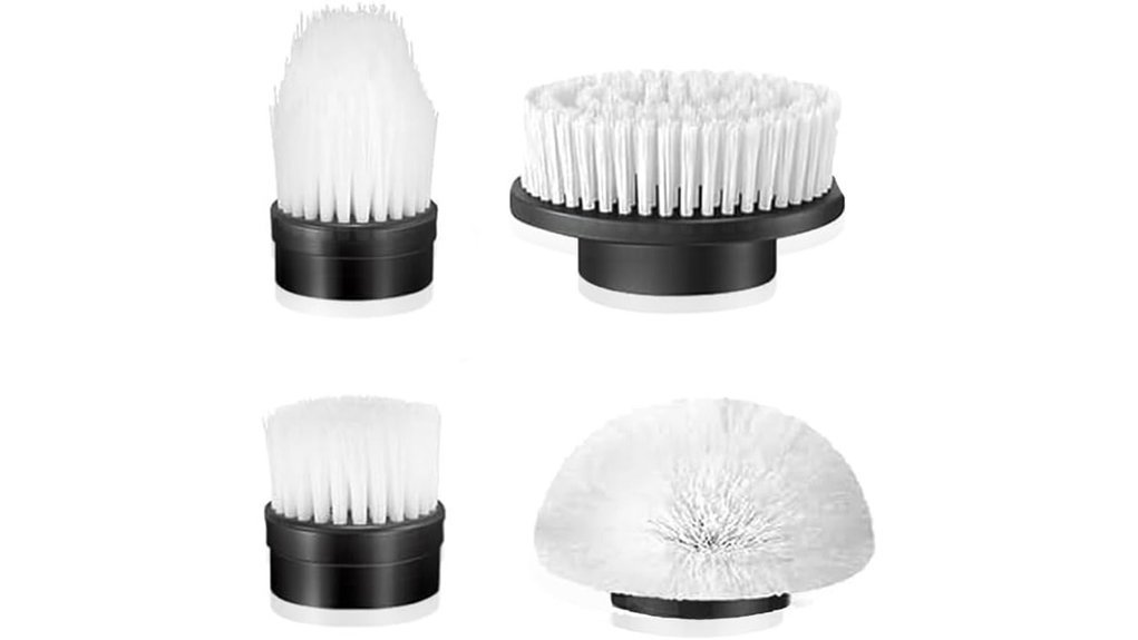 four in one scrubber heads